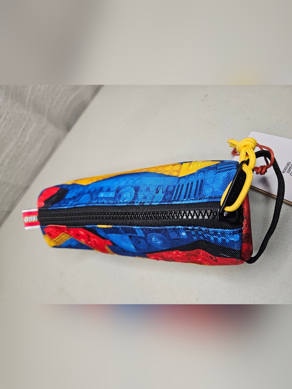 Herschel Supply Co. LEGO Settlement Pencil Case Scavenger Hunt Bricks New - Picture 10 of 12